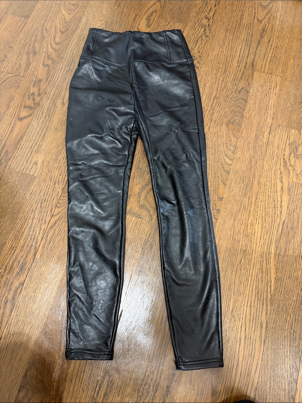 Women’s Black Faux Leather Leggings